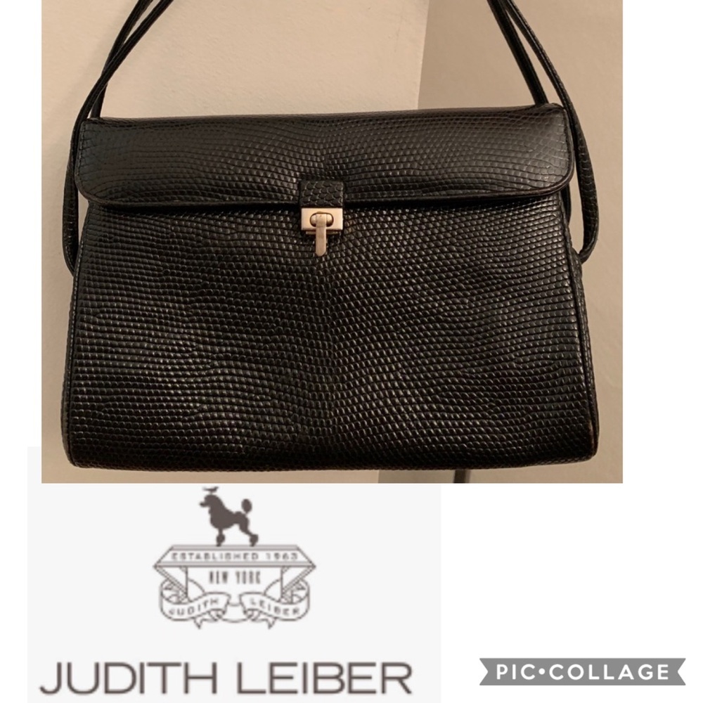 Authentic Judith Leiber Vintage Leather Bag